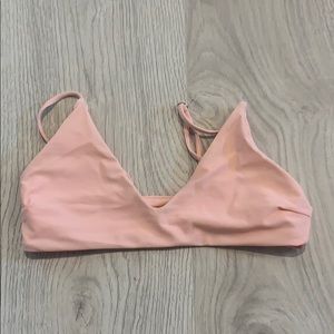 pink bathing suit top